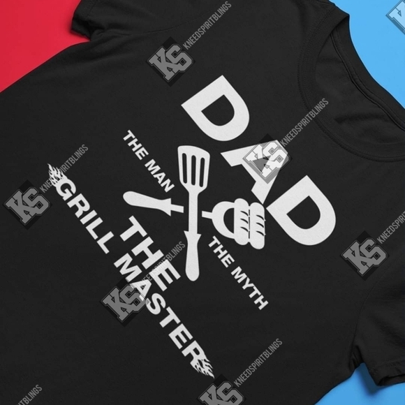 Dad The Grillmaster Tee‎ - Picture 1 of 2